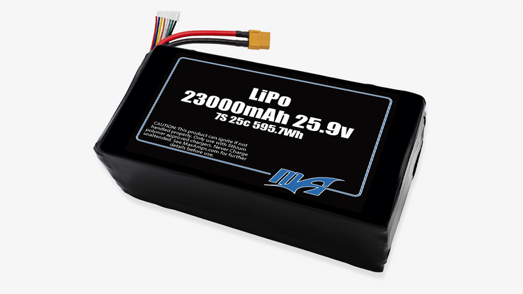 7S LiPo Batteries 25.9v