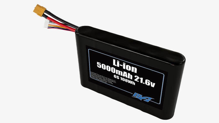 Lithium ion 5000mAh Packs