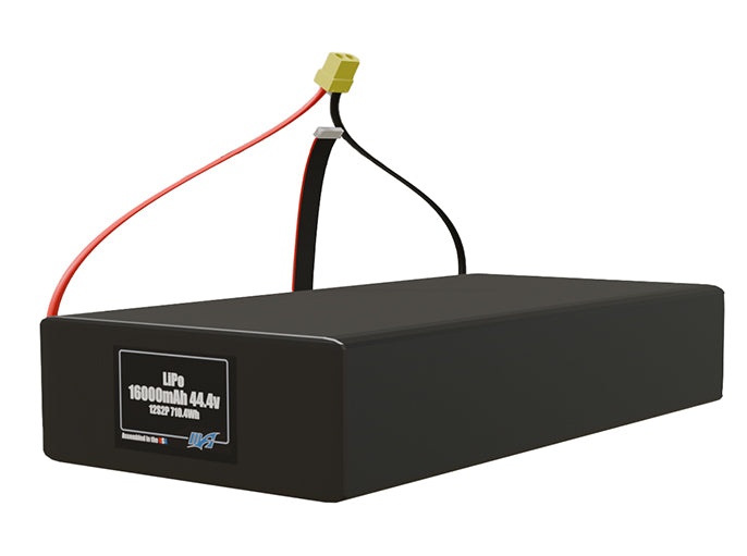 LiPo 16000mAh 12S2P 44.4v Battery Pack
