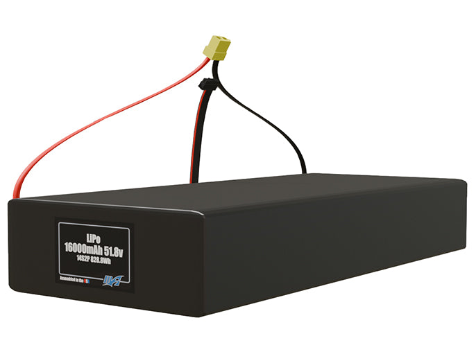 LiPo 16000mAh 14S2P 51.8v Battery Pack