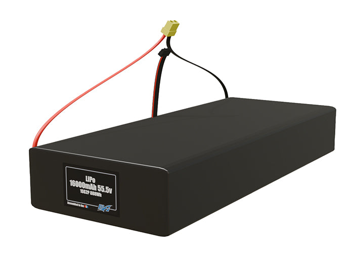 LiPo 16000mAh 15S2P 55.5v Battery Pack
