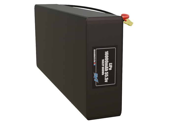 LiPo 16000mAh 15S2P 55.5v Battery Pack