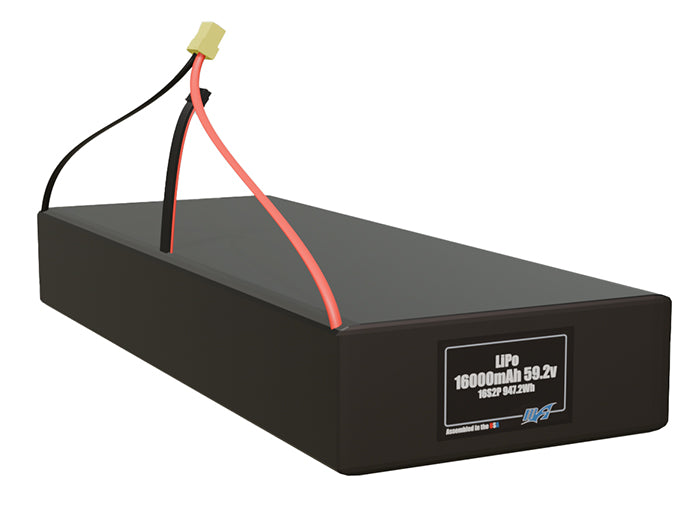 LiPo 16000mAh 16S2P 59.2v Battery Pack