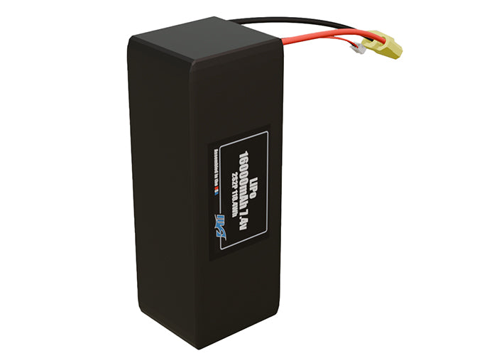 LiPo 16000mAh 2S2P 7.4v Battery Pack