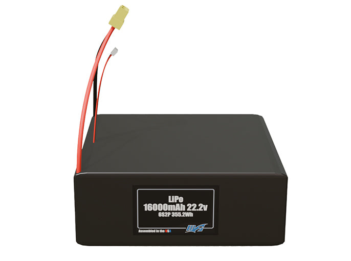 LiPo 16000mAh 6S2P 22.2v Battery Pack