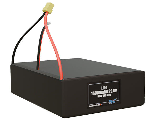 LiPo 16000mAh 8S2P 29.6v Battery Pack