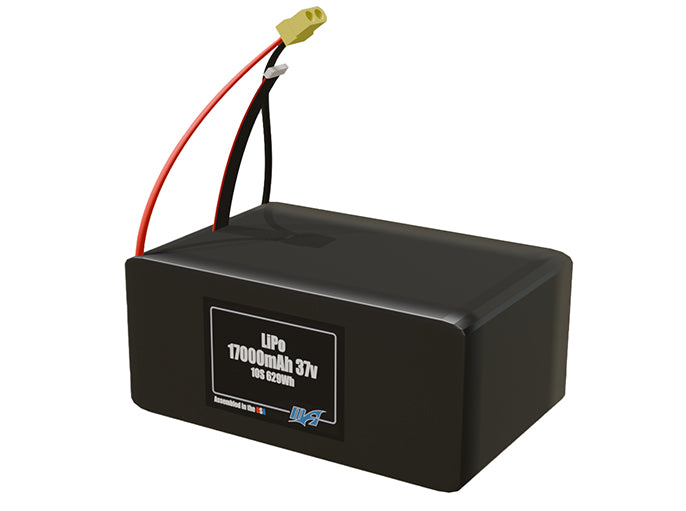 LiPo 17000mAh 10S 37v Battery Pack