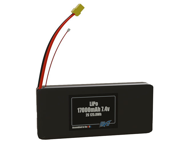 LiPo 17000mAh 2S 7.4v Battery Pack