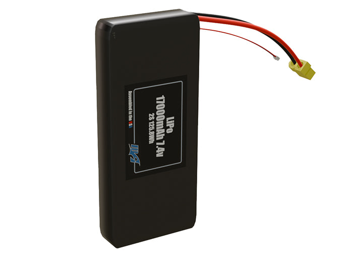 LiPo 17000mAh 2S 7.4v Battery Pack