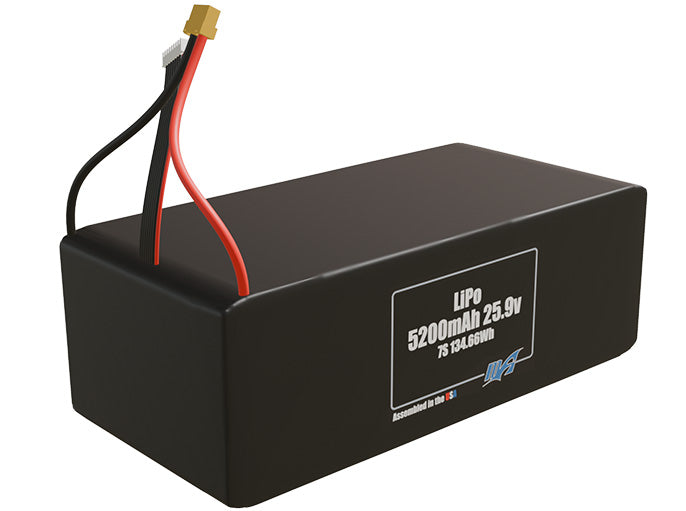 Graphene LiPo 5200mAh 7S 25.9v Battery Pack