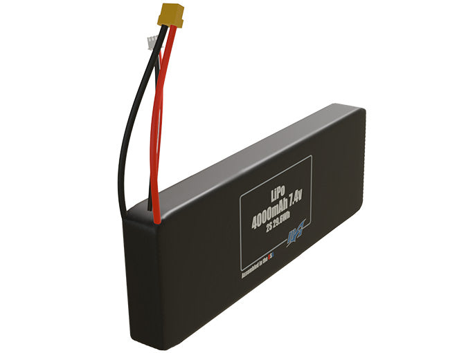 LiPo 4000mAh 2S 7.4v Battery Pack