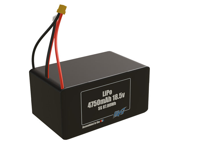LiPo 4750mAh 5S 18.5v Battery Pack