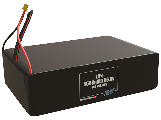 LiPo 4500mAh 18S 66.6v Battery Pack