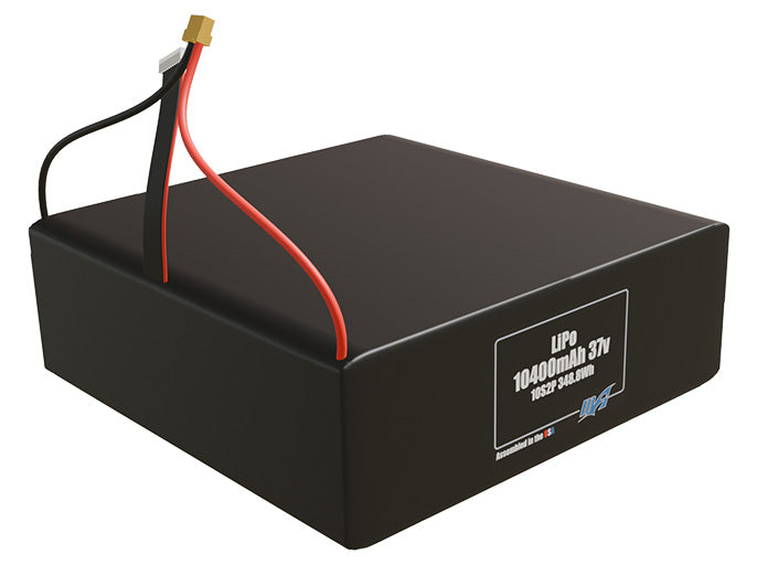 Graphene LiPo 10400mAh 10S2P 37v Battery Pack