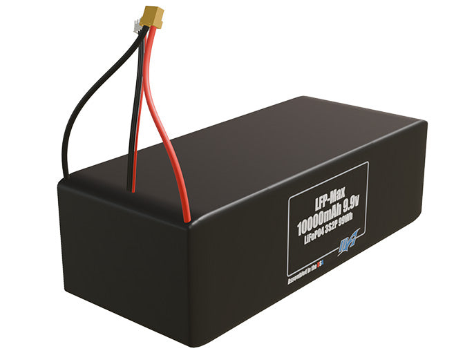 LFP-Max LiFePO4 10000 3S2P 9.9v Battery Pack