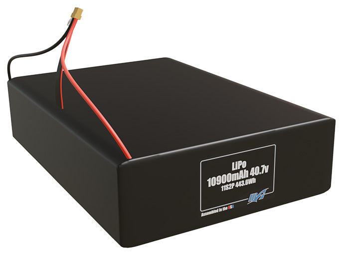 LiPo 10900mAh 11S2P 40.7v Battery Pack