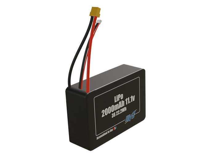 LiPo 2000mAh 3S 11.1v Battery Pack