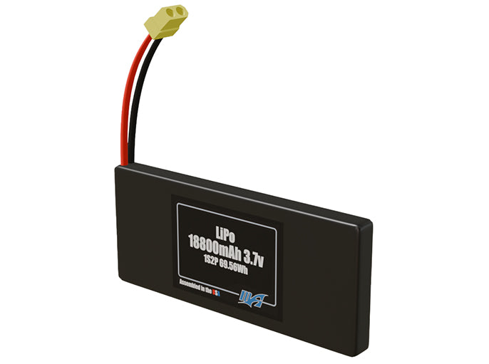 LiPo 18800mAh 1S2P 3.7v Battery Pack