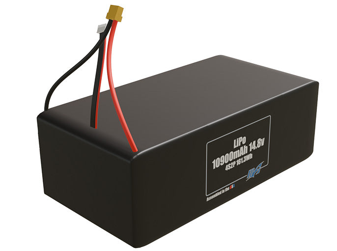 LiPo 10900mAh 4S2P 14.8v Battery Pack