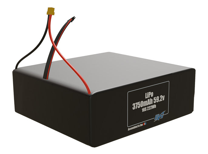 Graphene LiPo 3750mAh 16S 59.2v Battery Pack
