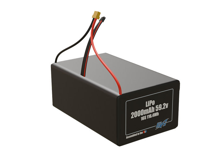 LiPo 2000mAh 16S 59.2v Battery Pack
