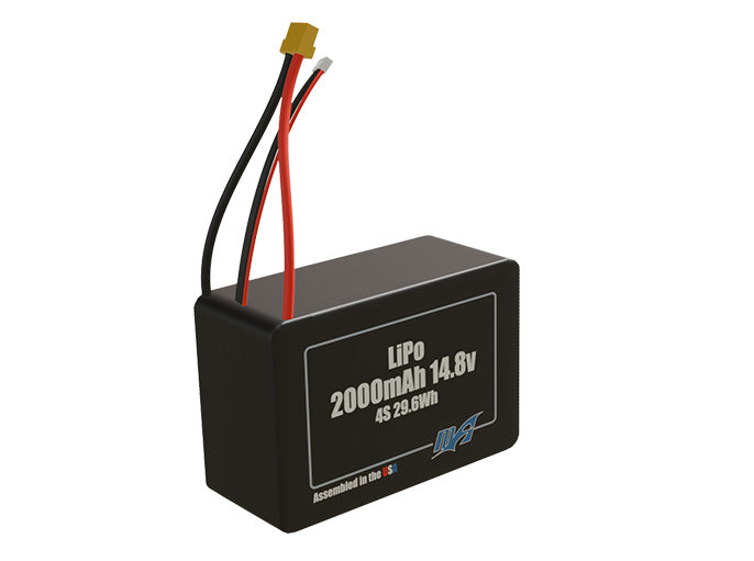 LiPo 2000mAh 4S 14.8v Battery Pack