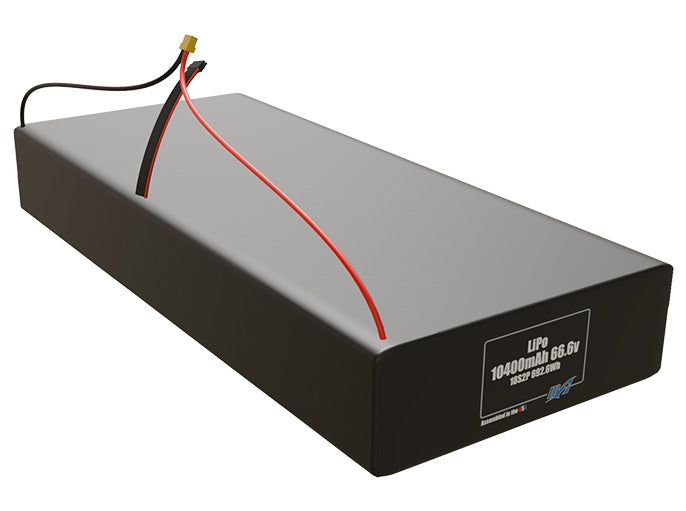 Graphene LiPo 10400mAh 18S2P 66.6v Battery Pack