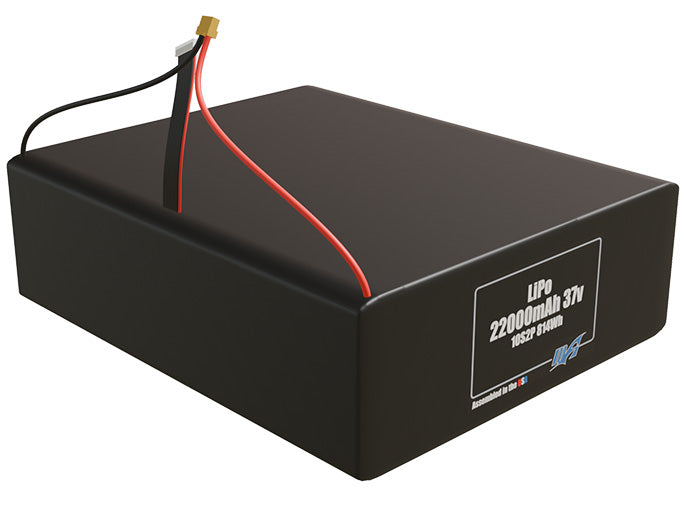 LiPo 22000mAh 10S2P 37v Battery Pack