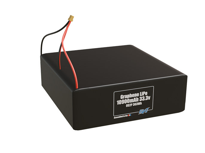 LiPo 10900mAh 9S2P 33.3v Battery Pack