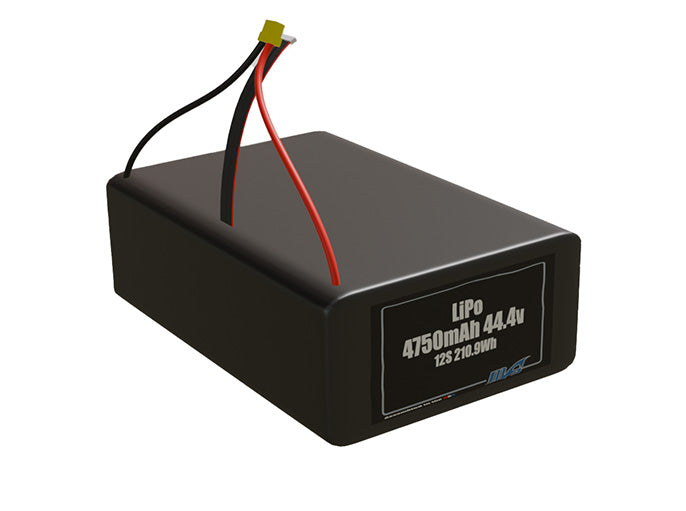 LiPo 4750mAh 12S 44.4v Battery Pack