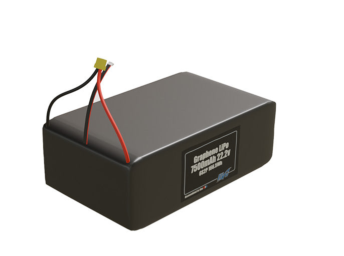 Graphene LiPo 7500mAh 6S2P 22.2v Battery Pack