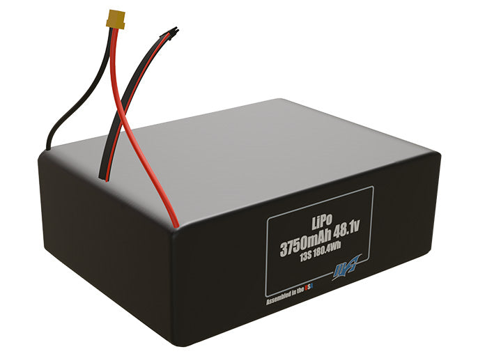 Graphene LiPo 3750mAh 13S 48.1v Battery Pack