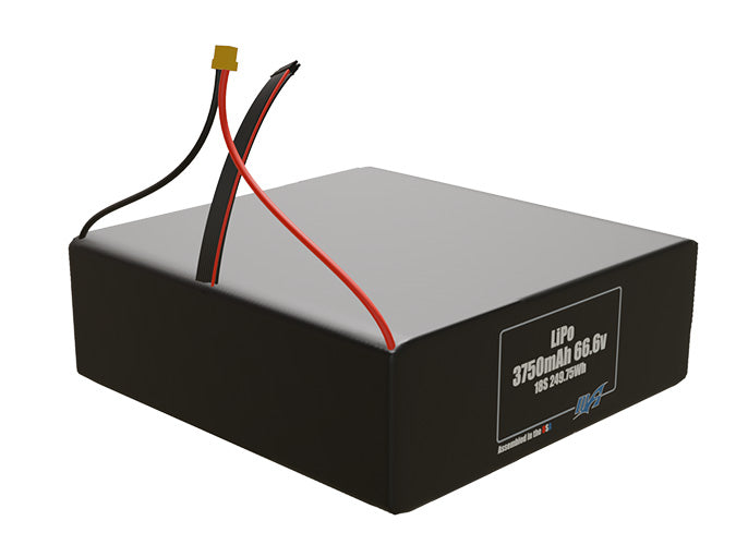 Graphene LiPo 3750mAh 18S 66.6v Battery Pack