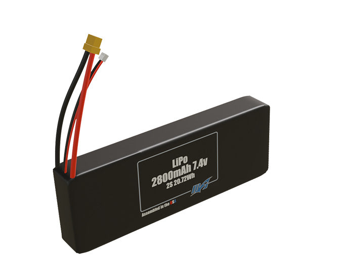LiPo 2800mAh 2S 7.4v Battery Pack