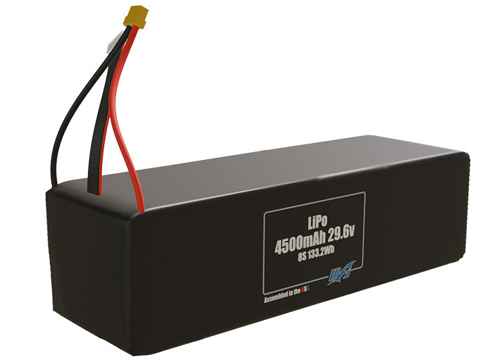 LiPo 4500mAh 8S 29.6v Battery Pack