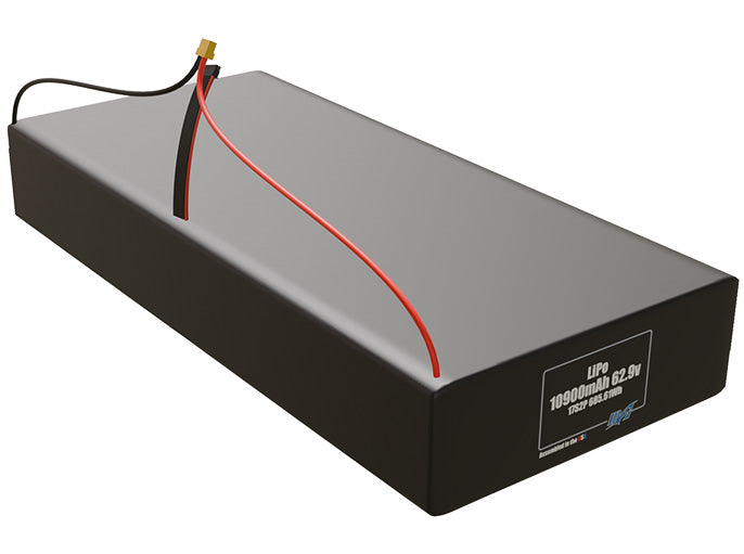 LiPo 10900mAh 17S2P 62.9v Battery Pack