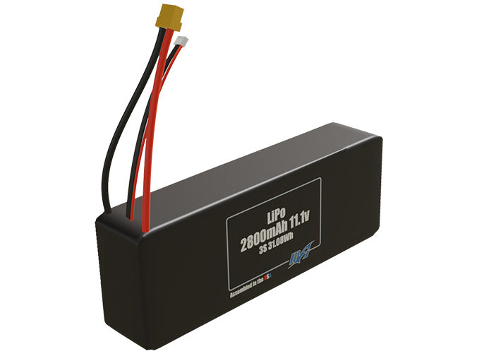 LiPo 2800mAh 3S 11.1v Battery Pack