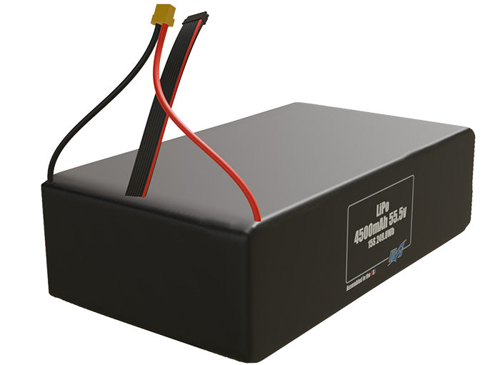 LiPo 4500mAh 15S 55.5v Battery Pack