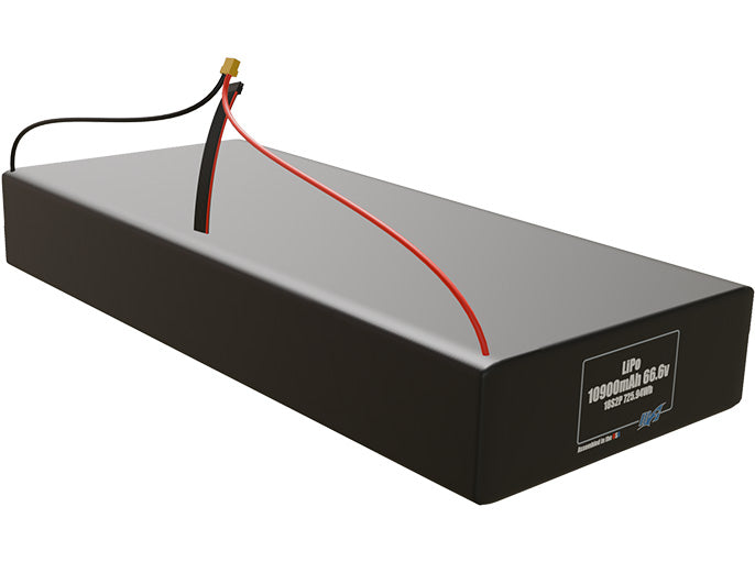 LiPo 10900mAh 18S2P 66.6v Battery Pack