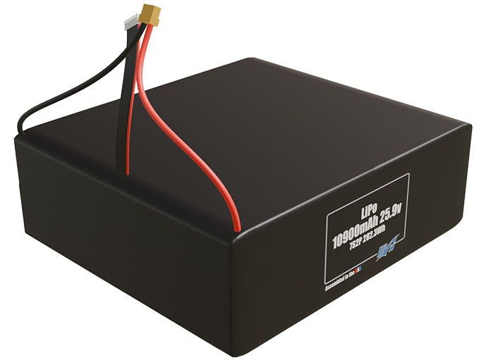 LiPo 10900mAh 7S2P 25.9v Battery Pack