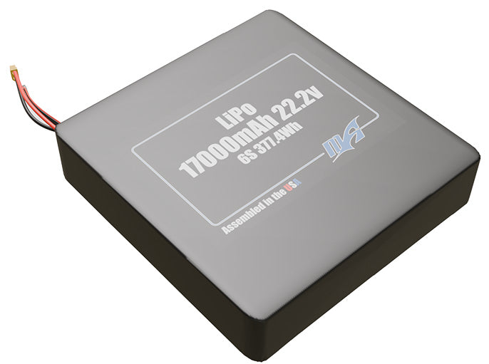 LiPo 17000mAh 6S 22.2v SBS Battery Pack