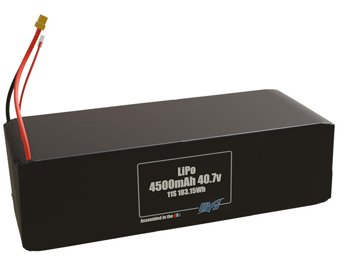 LiPo 4500mAh 11S 40.7v Battery Pack