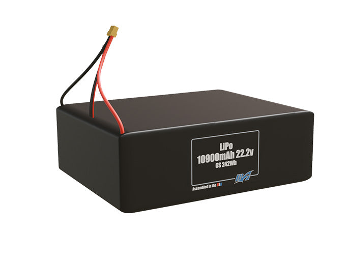 LiPo 10900mAh 6S2P 22.2v Battery Pack