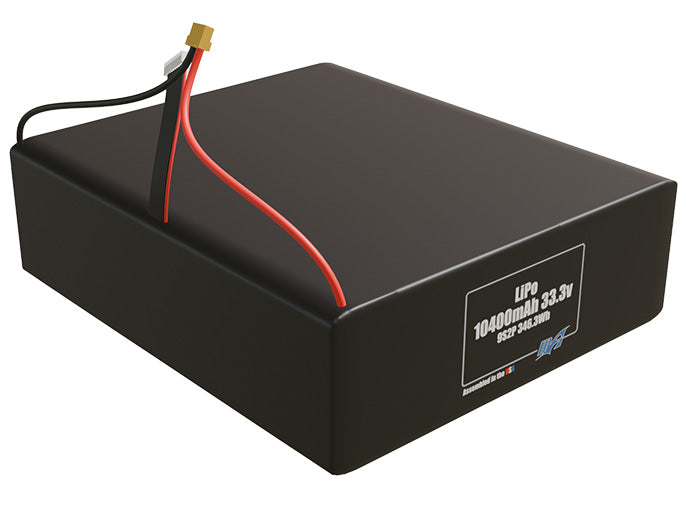 Graphene LiPo 10400mAh 9S2P 33.3v Battery Pack