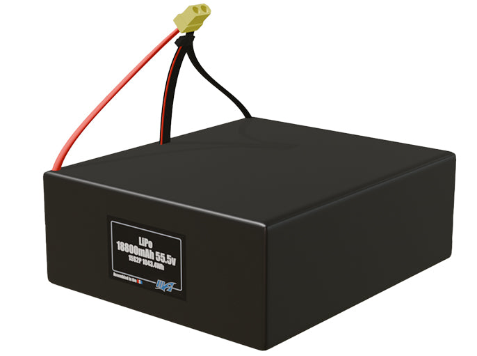 LiPo 18800mAh 15S2P 55.5v Battery Pack