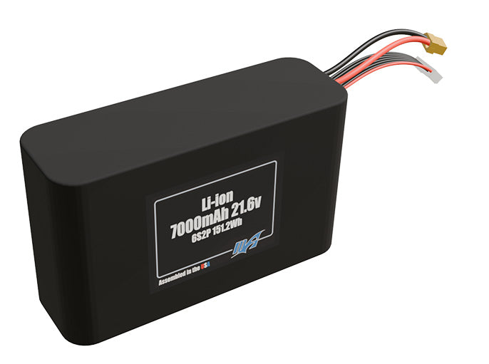Li-ion 7000mAh 6S2P 21.6v Battery Pack
