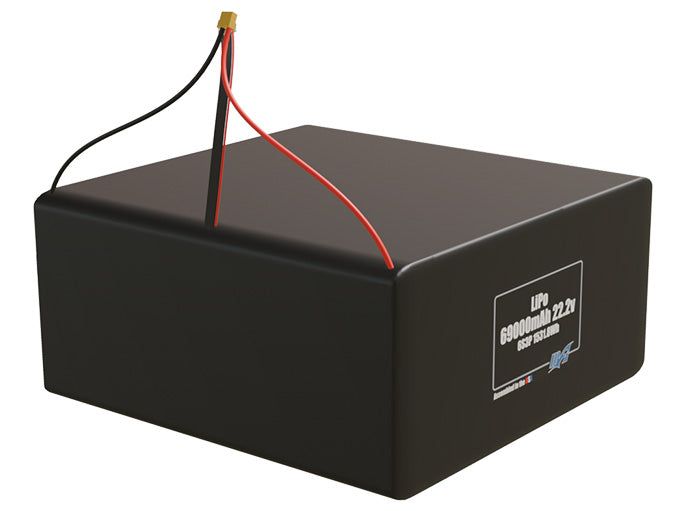 LiPo 69000mAh 6S3P 22.2v Battery Pack