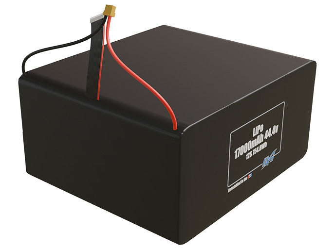 LiPo 17000mAh 12S 44.4v Battery Pack