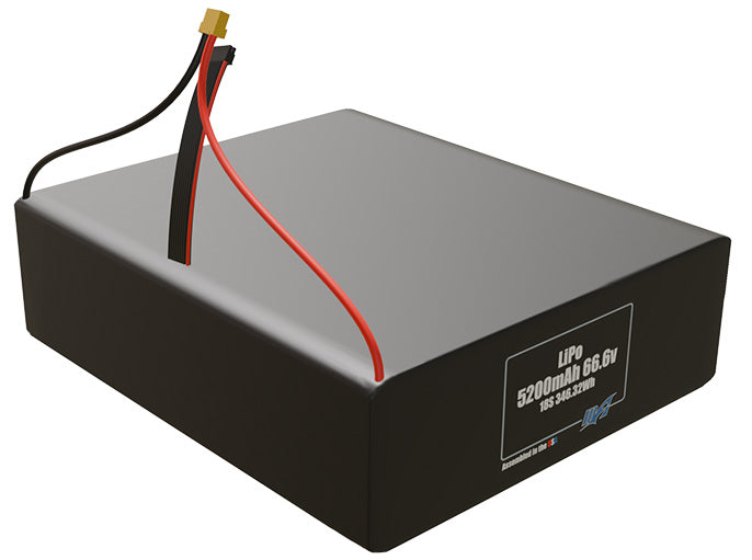 Graphene LiPo 5200mAh 18S 66.6v Battery Pack