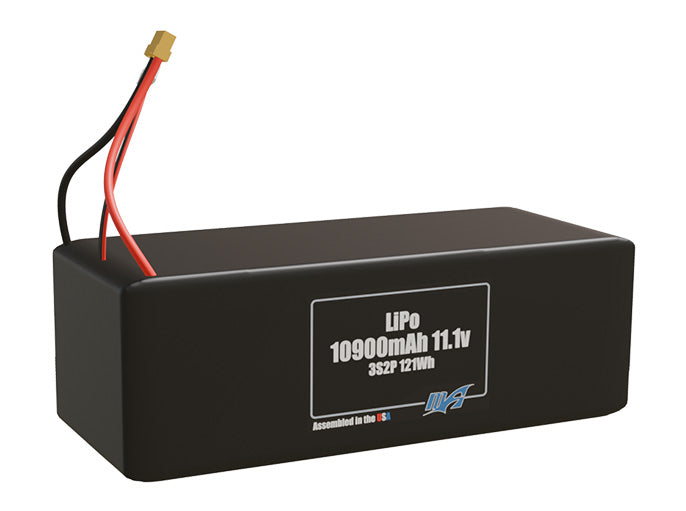 LiPo 10900mAh 3S2P 11.1v Battery Pack